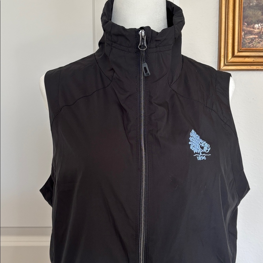 Sunice Keira Wind Vest Golfwear 1896 lightweight black windbreaker vest Black - Picture 3 of 11